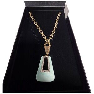 Heidi Daus To The Hamptons With Love Drop Necklace Turquoise NEW IN BOX